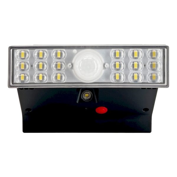 LED Ηλιακό Φωτιστικό Τοίχου Flexi 4W 6500Κ 600lm IP65 μαύρο - Image 3