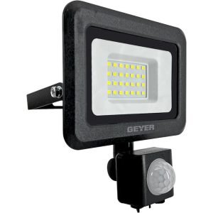 Προβολέας LED Economy 20W 4000K 1800lm IP65 μαύρος με ανιχνευτή κίνησης