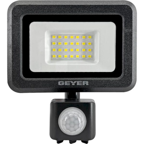 Προβολέας LED Economy 20W 4000K 1800lm IP65 μαύρος με ανιχνευτή κίνησης - Image 3