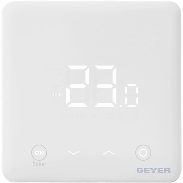 Θερμοστάτης Wifi για συστήματα νερού & boiler λευκός 220V