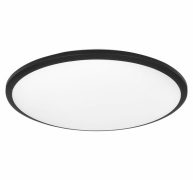 ΠΛΑΦΟΝΙΕΡΑ ΟΡΟΦΗΣ LED 36W 4000Κ ΜΑΥΡΗ ΣΤΡΟΓΓΥΛΗ ΣΤΕΓΑΝΗ