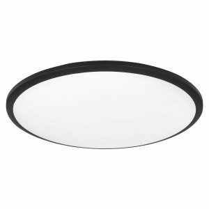 ΠΛΑΦΟΝΙΕΡΑ ΟΡΟΦΗΣ LED 36W 4000Κ ΜΑΥΡΗ ΣΤΡΟΓΓΥΛΗ ΣΤΕΓΑΝΗ