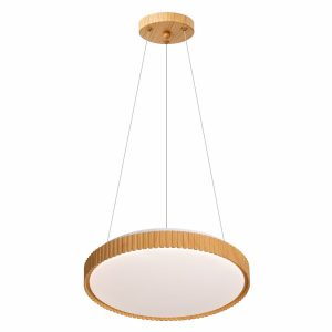 ΠΛΑΦΟΝΙΕΡΑ/ΚΡΕΜΑΣΤΟ  LED CCT 27W 3000K | 4000K | 6000K ΞΥΛΟ SPOTLIGHT 3360