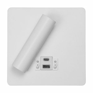 SPOTLIGHT ΑΠΛΙΚΑ ΚΡΕΒΑΤΙΟΥ LED ΡΥΘΜΙΖΟΜΕΝΗ ΛΕΥΚΗ 3W ΤΕΤΡΑΓΩΝΗ 4015