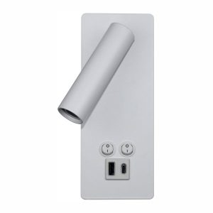 SPOTLIGHT ΑΠΛΙΚΑ ΚΡΕΒΑΤΙΟΥ LED  ΛΕΥΚΗ 3W 4017