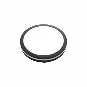 ΠΛΑΦΟΝΙΕΡΑ ΟΡΟΦΗΣ LED 18W CCT ΜΑΥΡΗ ΣΤΡΟΓΓΥΛΗ ΣΤΕΓΑΝΗ