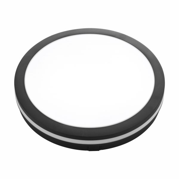 ΠΛΑΦΟΝΙΕΡΑ ΟΡΟΦΗΣ LED 50W CCT ΜΑΥΡΗ ΣΤΡΟΓΓΥΛΗ ΣΤΕΓΑΝΗ