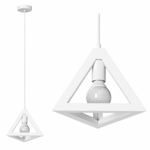 SPOTLIGHT ΚΡΕΜΑΣΤΟ ΓΥΨΙΝΟ Ε27 18W ΤΡΙΓΩΝΟ 6064