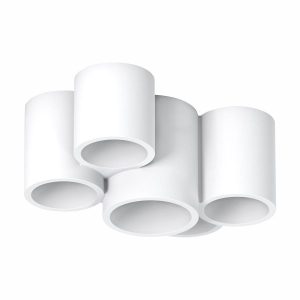 SPOTLIGHT ΓΥΨΙΝΟ ΣΠΟΤ ΟΡΟΦΗΣ  ΣΤΡΟΓΓΥΛΟ ΠΕΝΤΑΦΩΤΟ  GU10 6072