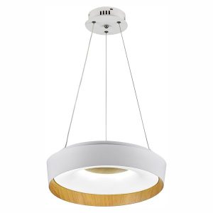 ΠΛΑΦΟΝΙΕΡΑ/ΚΡΕΜΑΣΤΟ  LED CCT 28W 3000K | 4000K | 6000K ΛΕΥΚΟ-ΞΥΛΟ