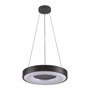 ΠΛΑΦΟΝΙΕΡΑ/ΚΡΕΜΑΣΤΟ  LED CCT 28W 3000K | 4000K | 6000K ΜΑΥΡΟ