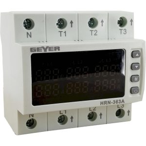 Ψηφιακός επιτηρητής τάσης 3Φ 230V 63A 3NO 4M