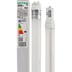Λάμπα LED T8 FUTUR 9W G13 3000K 850lm 0.6m με LED starter μονόπλευρη