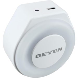 LED Στρογγυλό Φωτάκι Νυκτός με αισθητήρα και 1 θύρα USB-C
