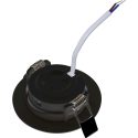 LED Spot χωνευτό GU10 7W 3000K/4000K/6500K 560lm IP20 μαύρο (switchable) PC/PMMA
