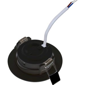 LED Spot χωνευτό GU10 7W 3000K/4000K/6500K 560lm IP20 μαύρο (switchable) PC/PMMA