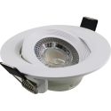 LED Spot χωνευτό GU10 7W 3000K/4000K/6500K 560lm IP20 λευκό (switchable) PC/PMMA
