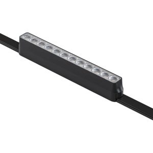 Μαγνητικό Φωτιστικό ράγας LED 12W 3000K 960lm 24° μαύρο 230mm