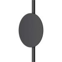 Μαγνητικό Φωτιστικό ράγας LED Τοίχου 5W 3000K 250lm μαύρο o18cm