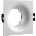 Τετράγωνο spot GU10 PC λευκό 86x41mm