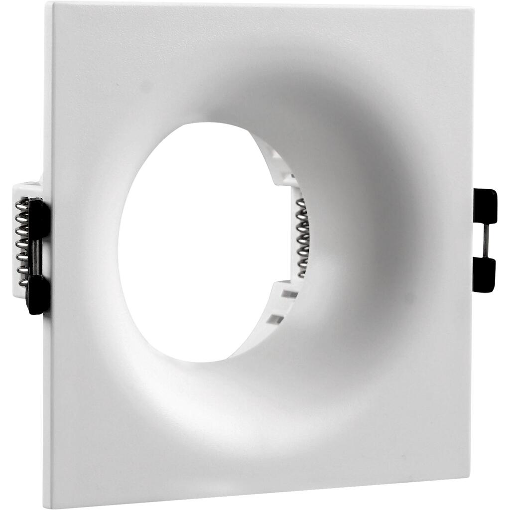 Τετράγωνο spot GU10 PC λευκό 86x41mm