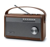 Ραδιόφωνο M-098BR MUSE Μπαταρίας-Ρεύματος με Bluetooth Καφέ