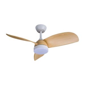 Ανεμιστήρας Οροφής PRCF-80661 PRIMO 36'' 91εκ. DC Με Τηλεχειριστήριο 1 Φως LED Λευκός με 3 ξύλινα φτερά