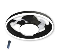 Ανεμιστήρας Οροφής PRCF-80725 Primo 20” 50εκ. Με Τηλεχειριστήριο 1Φως LED 3 Φτερά Μαύρος