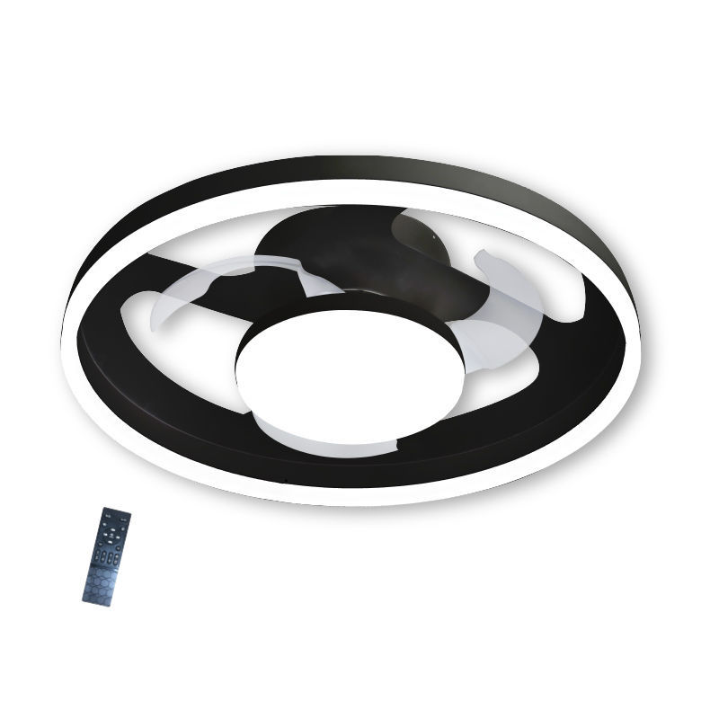 Ανεμιστήρας Οροφής PRCF-80725 Primo 20” 50εκ. Με Τηλεχειριστήριο 1Φως LED 3 Φτερά Μαύρος