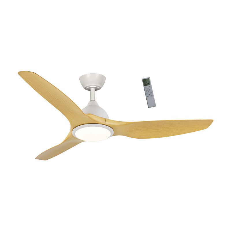 Ανεμιστήρας Οροφής PRCF-80726 Primo 52” 132εκ. Με Τηλεχειριστήριο 1Φως LED 3Φτερά Λευκός-Ξύλο