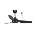 Ανεμιστήρας Οροφής PRCF-80730 PRIMO 52” 132εκ. Με Τηλεχειριστήριο 3Φτερά IP66 Μαύρος