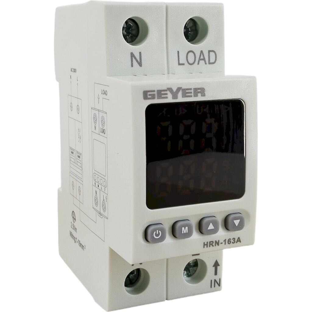 Ψηφιακός  επιτηρητής τάσης 1Φ 220V 63A 1NO 2M