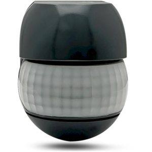 Επίτοιχος ανιχνευτής κίνησης IR 500W 220° 12m IP44 γκρι