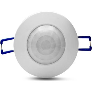 Χωνευτός ανιχνευτής κίνησης IR 400W 360° 8m IP44 λευκός