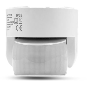Επίτοιχος ανιχνευτής κίνησης IR 600W 180° 12m IP65 λευκός
