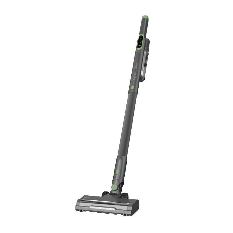 Σκούπα 2σε1 PRVC-40572 Primo Apollo Slim Επαναφορτιζόμενη BLDC 14.8V – 200W Ανθρακί-Πράσινη