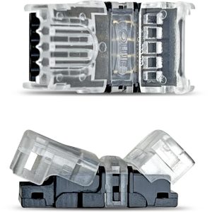 Σύνδεσμος ταινίας RGB IP33 10mm 4pin με καλώδιο