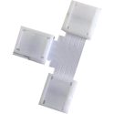 Μούφα ταυ για ταινία LED ΙP20 8mm