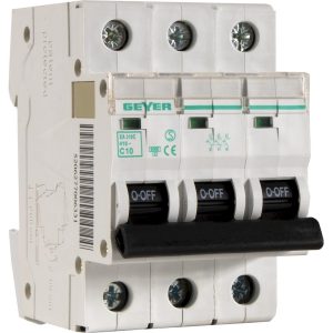Αυτόματη ασφάλεια 3P C 10A 6kA