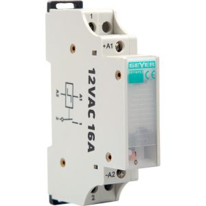 Ρελέ καστάνιας 16A 12V AC 1NO 1M