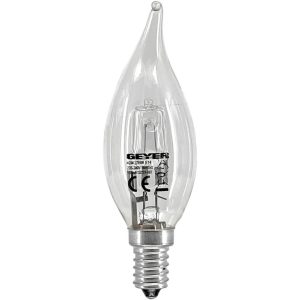 Λάμπα Αλογόνου Κερί CA37 42W E14 2700Κ 630lm