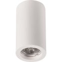 Γύψινο στρογγυλό spot επίτοιχο 1xGU10 70x170mm
