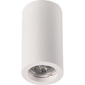 Γύψινο στρογγυλό spot επίτοιχο 1xGU10 70x170mm