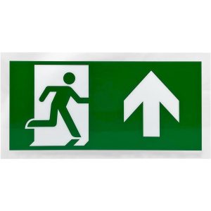 Σήμανση για LED Φωτιστικό ασφαλείας LE-212  geyer (Exit Slice UP)