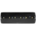 LED Φωτιστικό ασφαλείας 1W 6500K 100lm 239x80mm μαύρο