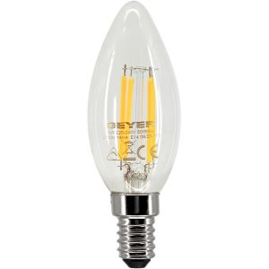 Λάμπα LED Κερί Filament C35 4W E14 2700K 380lm dim