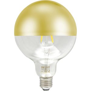 Λάμπα LED Αντεστραμμένου καθρέφτη χρυσό G95 6W E27 2700K 550lm dim