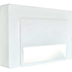 Απλίκα LED 1.2W 3000K 110lm 125x83 IP54 λευκό
