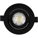 LED Spot χωνευτό GU10 7W 3000K/4000K/6500K 560lm IP20 μαύρο (switchable) PC/PMMA