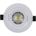 LED Spot χωνευτό GU10 7W 3000K/4000K/6500K 560lm IP20 λευκό (switchable) PC/PMMA